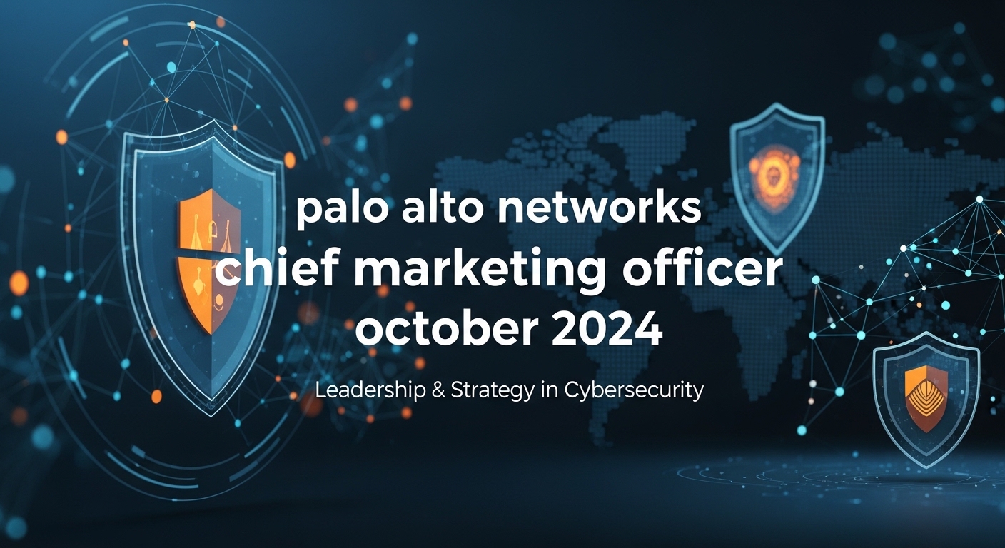 palo alto networks chief marketing officer october 2024