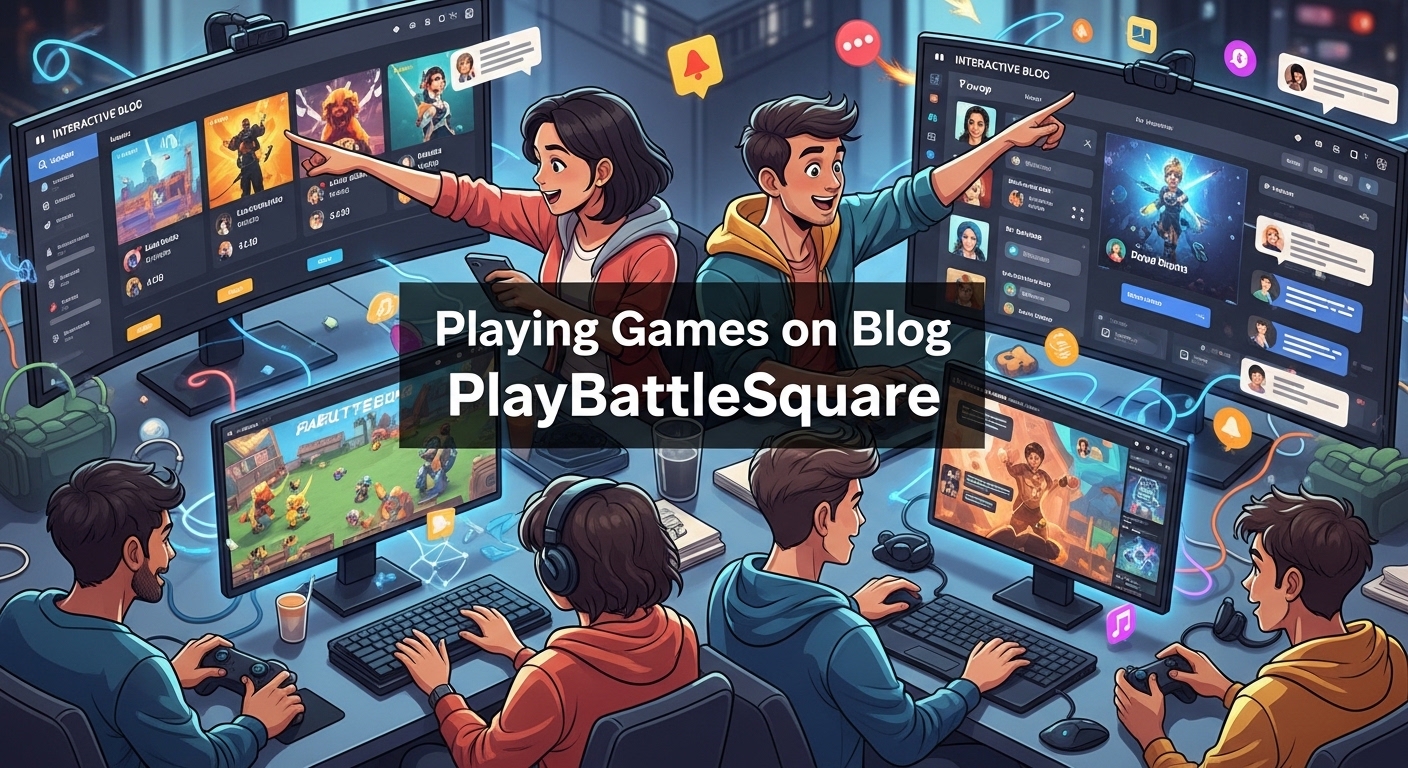 Playing Games on Blog PlayBattleSquare